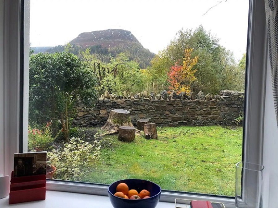 View of Penpych Mountain from Can Yr Afon