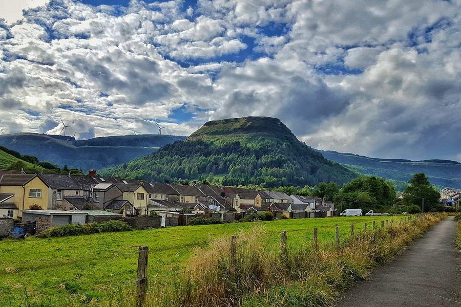 Nearby Penpych Mountain