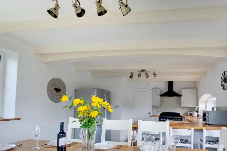 Kitchen at Hafod Ganol Farm