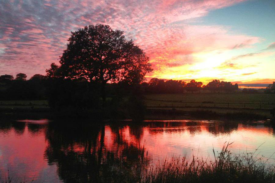 Sunset at the Countryman Inn