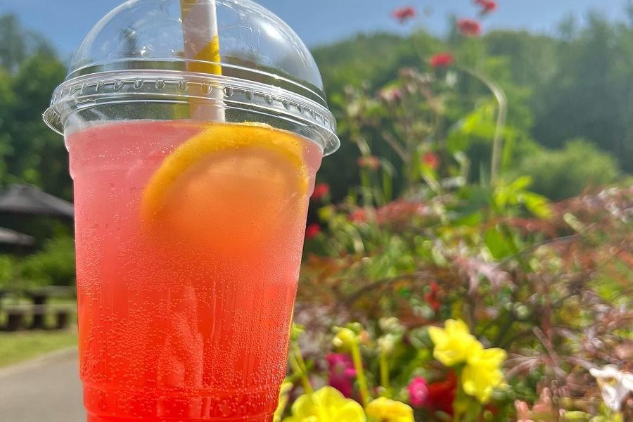 Summer strawberry lemonade